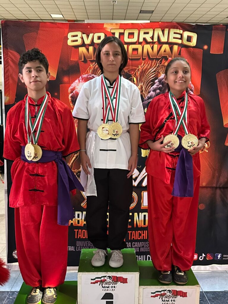 DEPORTISTAS DE AGUASCALIENTES GANAN 9 MEDALLAS EN TORNEO NACIONAL DE WUSHU