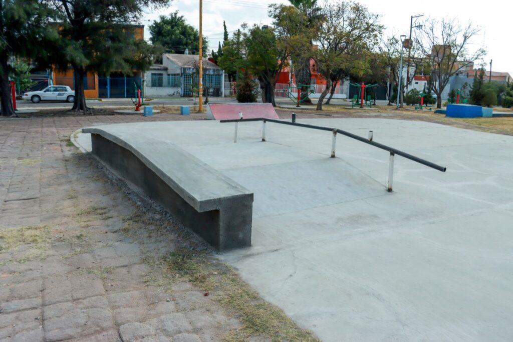 CONSTRUYE MUNICIPIO RAMPA DE SKATE EN EL PARQUE JESÚS REYES HEROLES, EN LA FUNDICIÓN